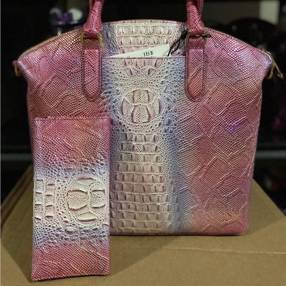 Brahmin Duxbury Multi Sundial and matching wallet